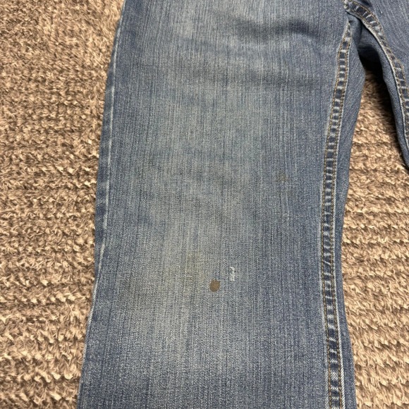 Carhartt Mens Rugged Flex Jeans 32x30 Relaxed Fit Blue Denim Work Pants - Picture 8 of 13